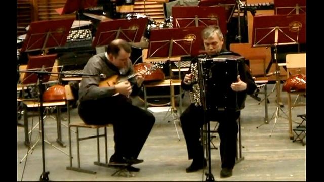 Дуэт "Виртуозы Сибири" Андрей Романов и Андрей Кугаевский. Концерт в Барнауле 28 марта 2010