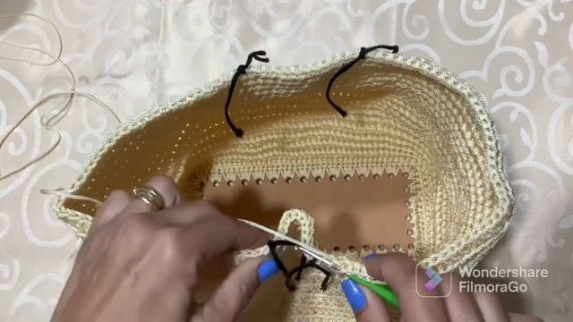 TUTORIAL BORSA PASTICCINO CON CLIC CLAC E MANICO IN BAMBÙ 👛TOTE BAG👛TIZIANA VOLPE CROCHET👛 смотреть онлайн
