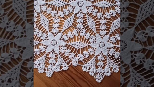 скатерть крючком. смотреть онлайн