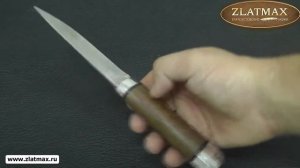 Нож Пескарь (95Х18, Орех, дюраль) - Златоустовские ножи (zlatmax.ru)