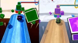 Going Balls VS Color Ball VS Reversed Balls SpeedRun Gameplay iOS Android New Update 5192