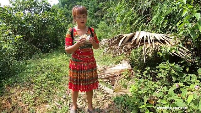 Primitive Life Ep 125 The girl exchanged bread to rest in the aboriginal boy's tent смотреть онлайн