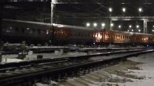 Отправление и прибытие поездов Московского вокзала