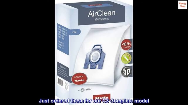 Miele 10123210 AirClean 3D Efficiency Dust, Type GN, 4 Bags & 2 Filters, White смотреть онлайн