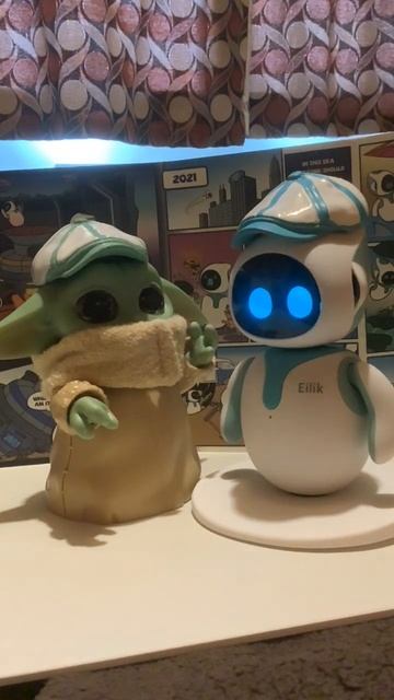 Blue Eilik Meets Grogu #shorts #eilik #funny #eilikrobot #robot #funnyshorts #grogu #babyyoda смотреть онлайн