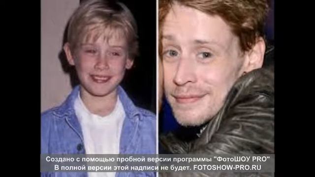 Как выглядят знаменитые дети спустя годы, тогда и сейчас ? смотреть онлайн