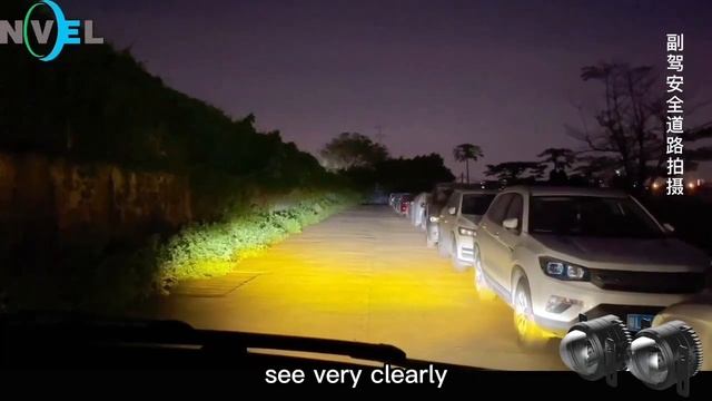 LED Projector Fog Lights | Triple Color LED FOG LENS | On-road testing | 3-Inch Projector Fog Light смотреть онлайн