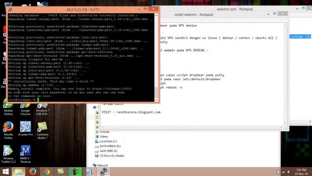 Tutorial Install webmin dan dropbear pada VPS linux смотреть онлайн