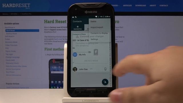 How to Transfer Contacts to KYOCERA DuraForce Pro - Copy Numbers in Android смотреть онлайн