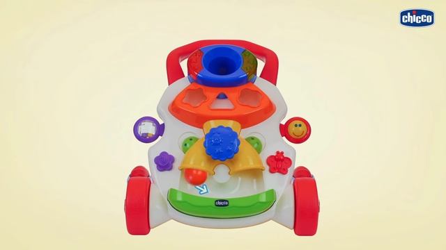 Ходунки-каталка Chicco Первые шаги 2 в 1 (online-shop.by) смотреть онлайн