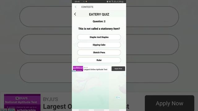 Eatery Quiz Answers Today 9 JAN-22 | Samsung My Galaxy App | WIN Vouchers Daily смотреть онлайн