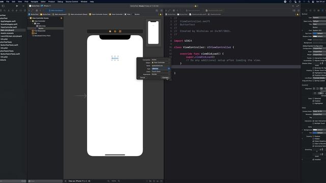 IOS Development Tutorials: Create A Button And Make It Do Something