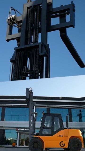 Дизельные погрузчики Ceylift CY70D - 7 тонн: маневренность и комфорт смотреть онлайн