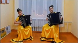 "Әпипә" Татар җыры Татарская народная песня "Апипа" Дуэт баянисток "Йолдызчыклар"