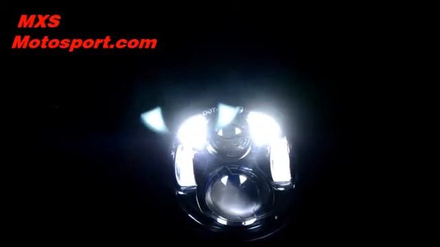 V540 Projector Headlight fitted on Harley Street 750 by MXS Motosport смотреть онлайн