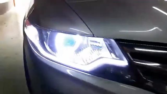 รีวิว Honda City ติดตั้งHella 3.2เลนส์บลู กับ Ballast EMC 55w และ ตาม่วง Daylight 2Step Xenonตัดหมอ смотреть онлайн