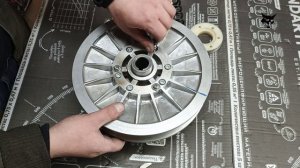 Ведомый шкив вариатора нового образца на Рысь 500М