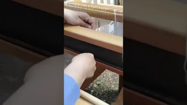Заправка ткацкого станка на саржу-ромбик на 4 ремизы.