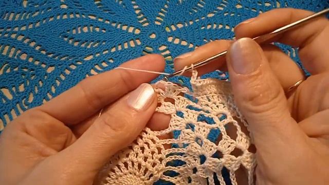 Не сложная КВАДРАТНАЯ  САЛФЕТКА крючком.