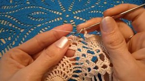 Не сложная КВАДРАТНАЯ  САЛФЕТКА крючком.