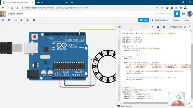 How to connect Neopixel ws2812 LED Strip or LED Ring 12bit with Arduino Tutorial смотреть онлайн