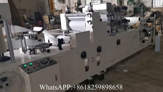 Двухслойная машина для складывания бумажных салфеток с полным тиснением смотреть онлайн