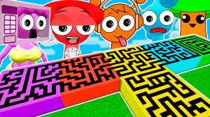 СПРУНКИ ПОТЕРЯЛИСЬ в ОГРОМНЫХ ЛАБИРИНТАХ в МАЙНКРАФТ!