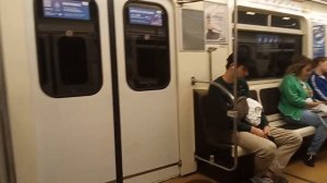 Поездка на Метропоезде 81-540.2 на ПЛ (Линии 4) от станции "Улица Дыбенко" до станции "Спасская"