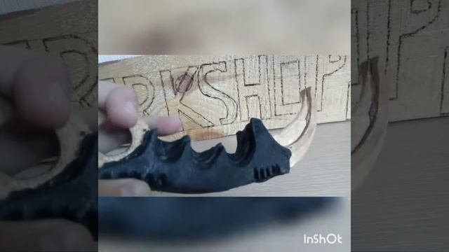 Нож Керамбит из ДСП смотреть онлайн