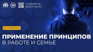 Спикерская «Применение принципов АН в работе и семье» Анонимные Наркоманы