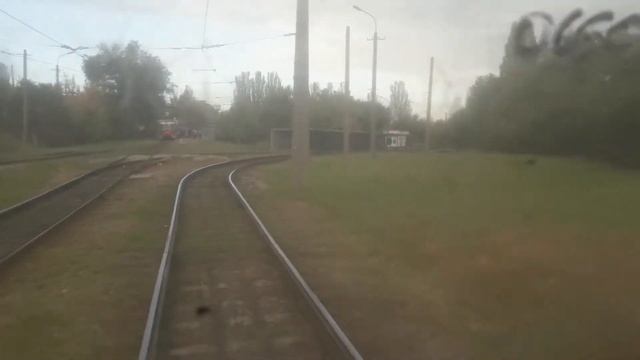 Кривой Рог Скоростной Трамвай с станция Конечная едит в Кривом Роге. смотреть онлайн