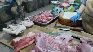23 января 2025 Начанг рынок Винь Хай мясные ряды