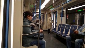 Выхино - Лермонтовский проспект по ТКЛ на метропоезде "Москва"