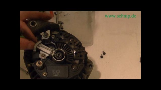 Lichtmaschine Delco-Remy ®, Reparatur,Kohlen,Schleifkontakte,Kohlebürsten, Opel Astra ® смотреть онлайн