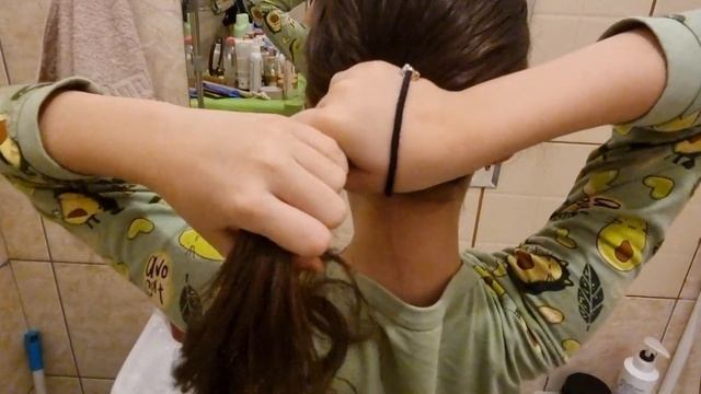 Учимся завязывать хвостик