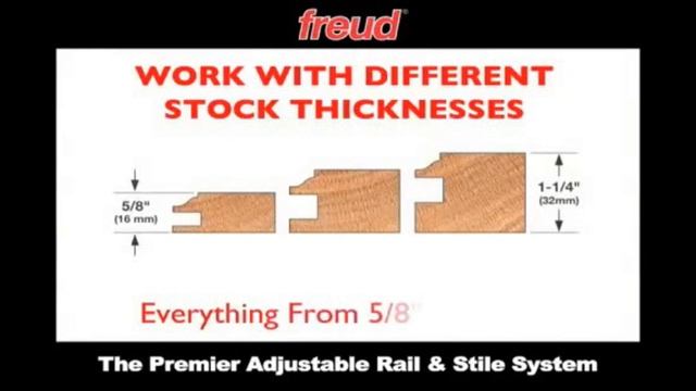 Freud Rail & Stile Router Bits смотреть онлайн