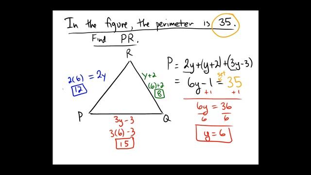 A geometric word problem about perimeter смотреть онлайн
