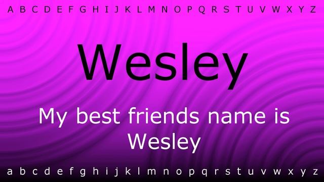 How to pronounce 'Wesley' with Zira.mp4 смотреть онлайн