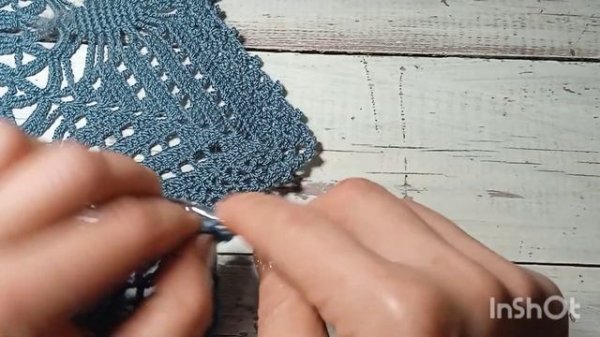 Салфетка крючком МК часть 1.