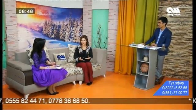 Тан нуру (Анжелика менен маек) 10.02.17 #ОшПирим смотреть онлайн