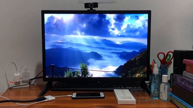 รีวิวอุปกรณ์เชื่อมต่อมือถือกับจอมอนิเตอร์ HDMI Adaptor: Lightning Digital AV Adapter By songsak смотреть онлайн