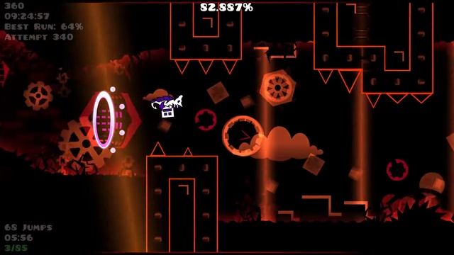 Geometry Dash | "Error" By iISanE (easy demon) 100% смотреть онлайн