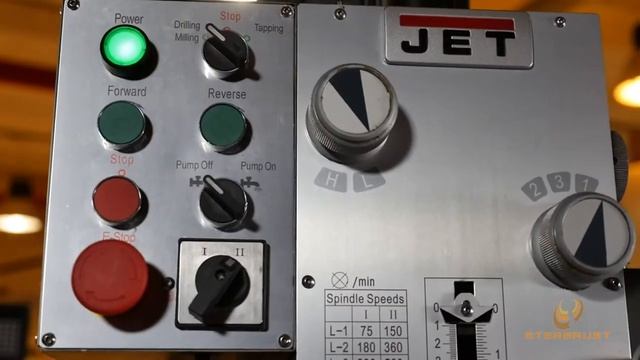 Редукторные фрезерно-сверлильные станки JET JMD 45LPF и JET JMD 45LPFD