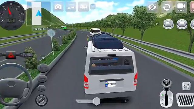 Mini Bus Simulator Vietnam | Hyundai Ven Day City Route Driving Best - Android Gameplay смотреть онлайн