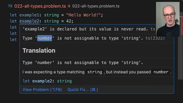 026 Basic Types in TypeScript смотреть онлайн