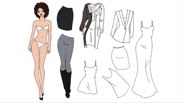 Play Barbie Dress Up | Одежда для барби | Dress up Barbie смотреть онлайн