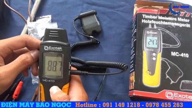★ Review và hướng dẫn sử dụng thiết bị máy đo độ ẩm mùn cưa gỗ dâm Exotek MC-410 смотреть онлайн