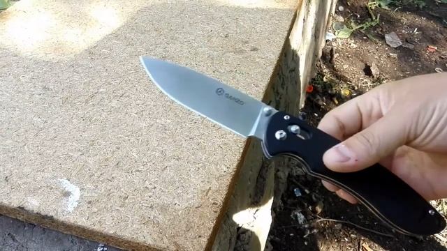 Нож Ganzo g740, тест на складывание клинка смотреть онлайн