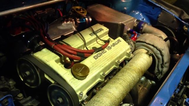 Mazda 323 BG Turbo more 700 HP @ Moo Engine Shop in Thailand смотреть онлайн
