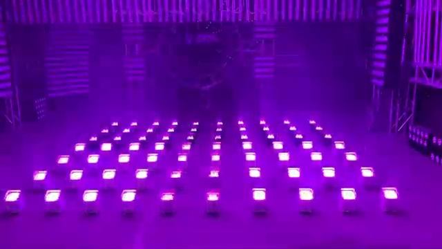 Battery led uplight with wireless DMX control смотреть онлайн